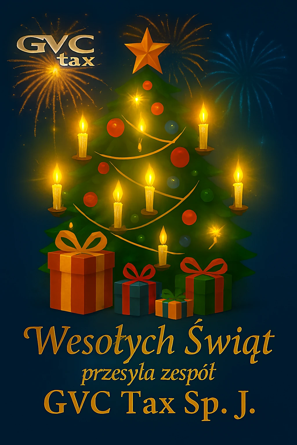 🎄 Wesołych Świąt od GVC Tax Sp. J. 🎄